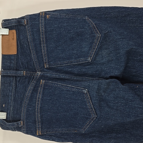 Madewell the perfect vintage straight Jeans with piping. Greenhaven wash - Picture 7 of 8